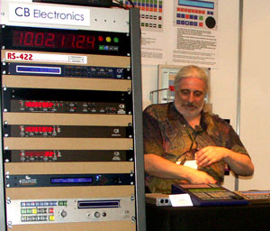 Colin at the AES in Paris (27K)